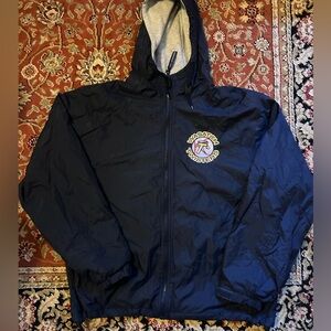 Vintage Navy Blue wastach twisters insulated jacket